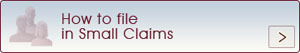 How to file Small Claims Court